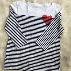 💕Sale! Loft boatneck tee